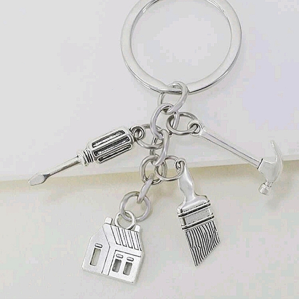 Hand Tools Charm Keychain. - Picture 2 of 4